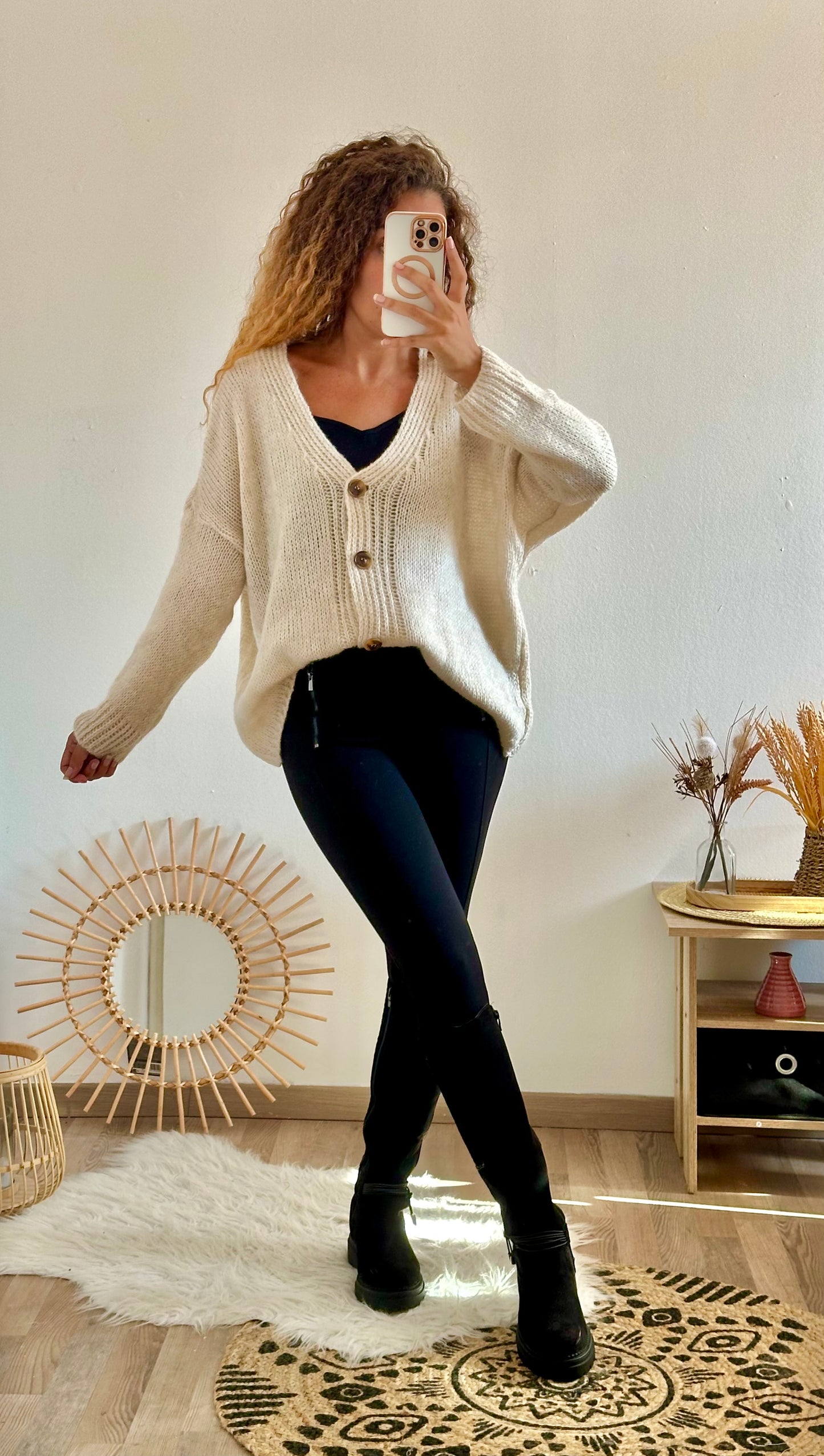 Gilet Sophie beige