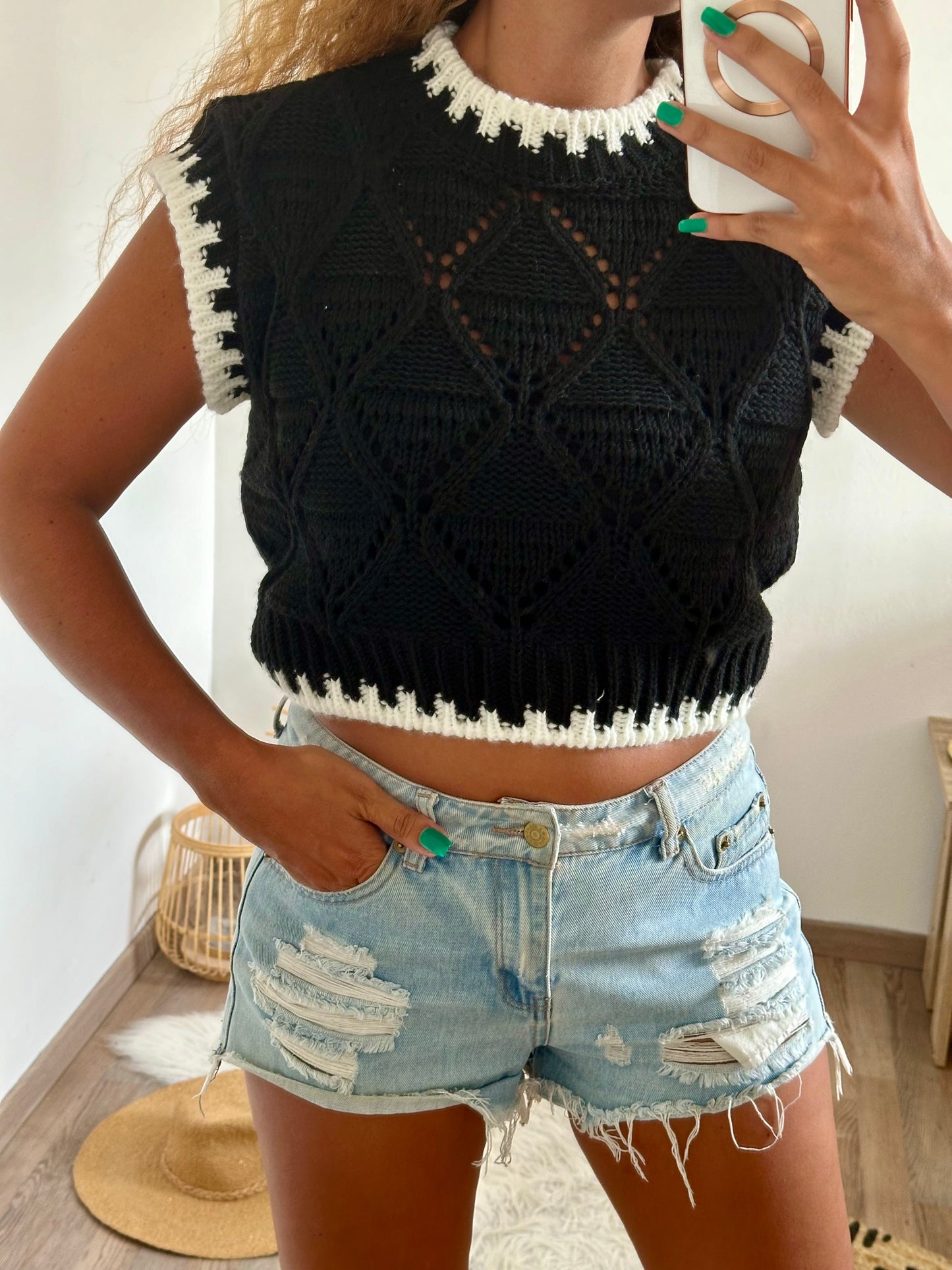 Pull crochet Paula