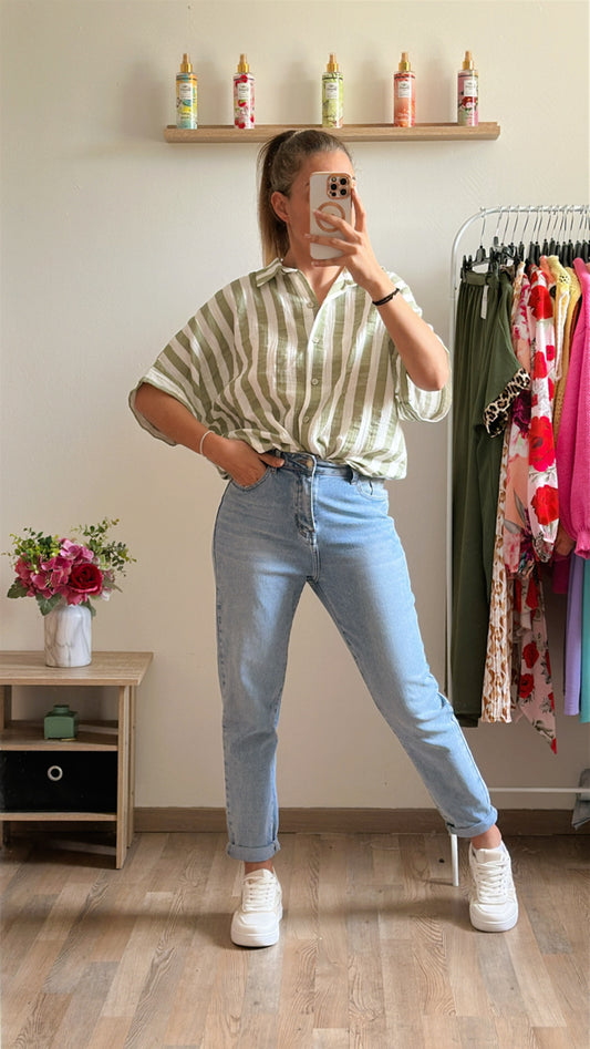Chemise Debby kaki