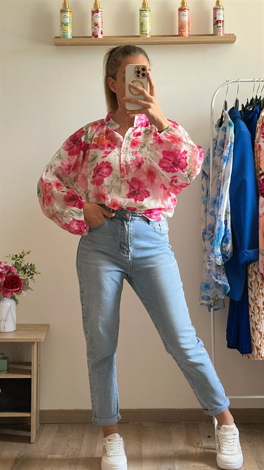 Blouse Natacha rose
