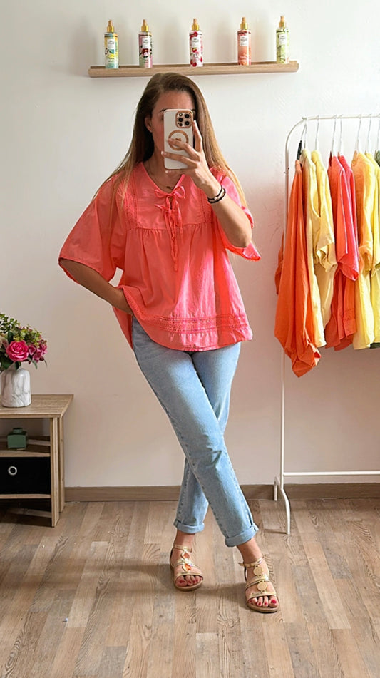 Blouse Camila rose