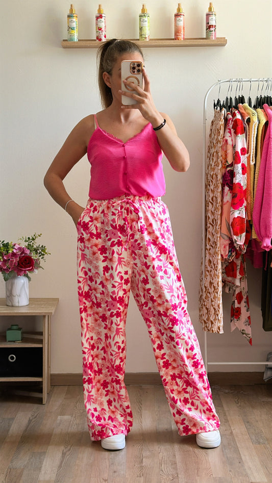 Pantalon Sonia fuschia