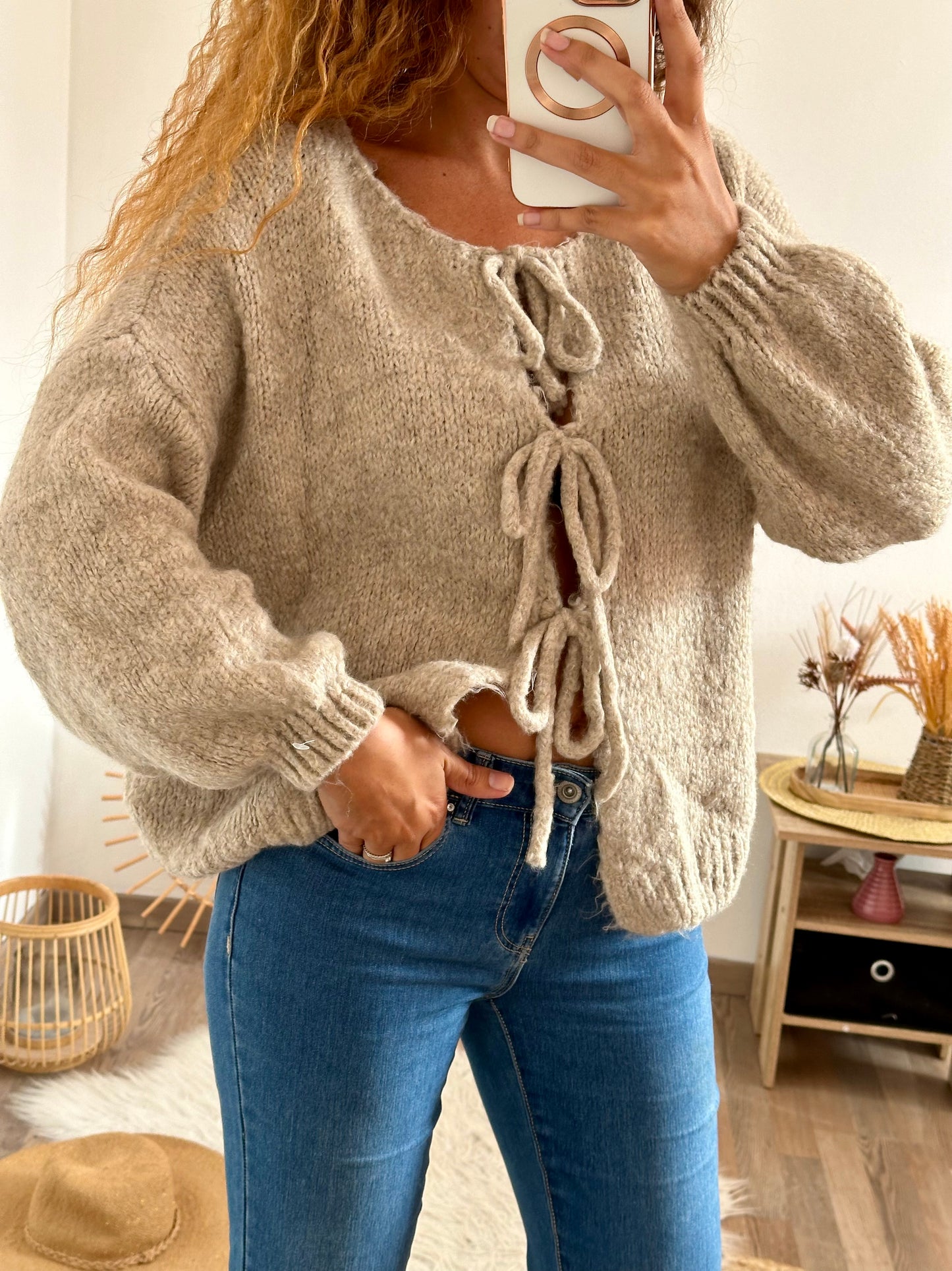 Pull Daisy Taupe