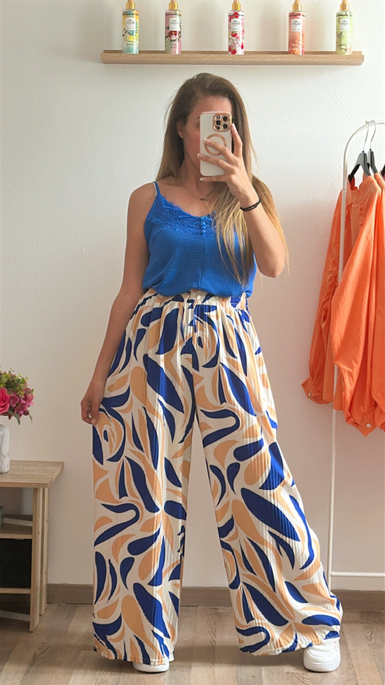 Débardeur Tiphanie bleu