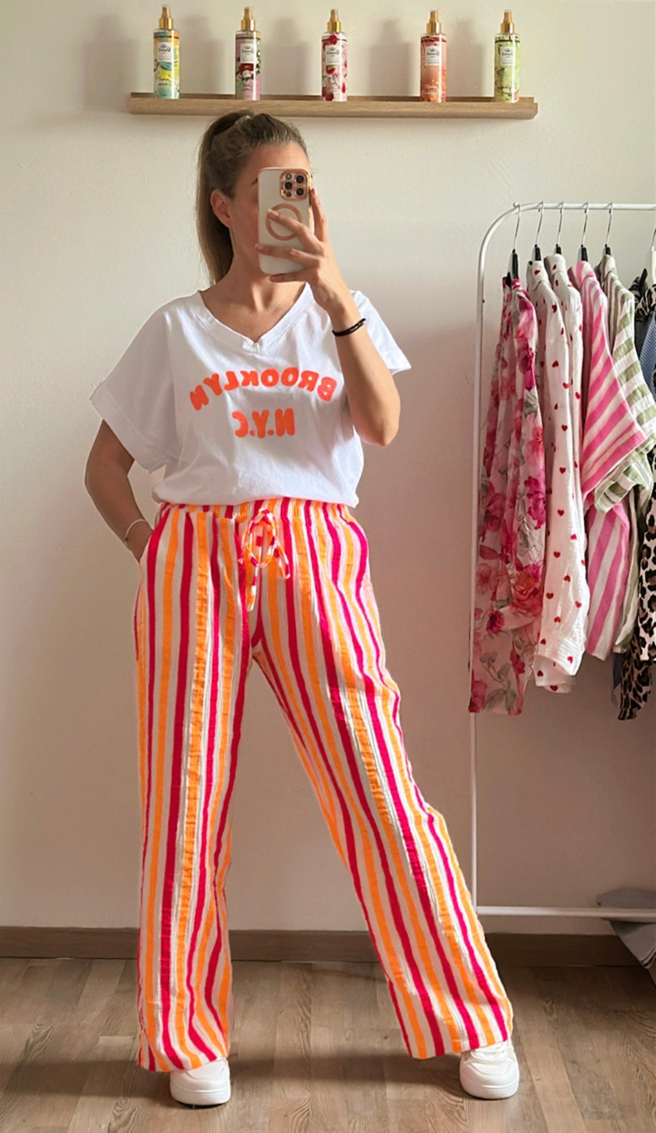 T-shirt Brooklyn orange