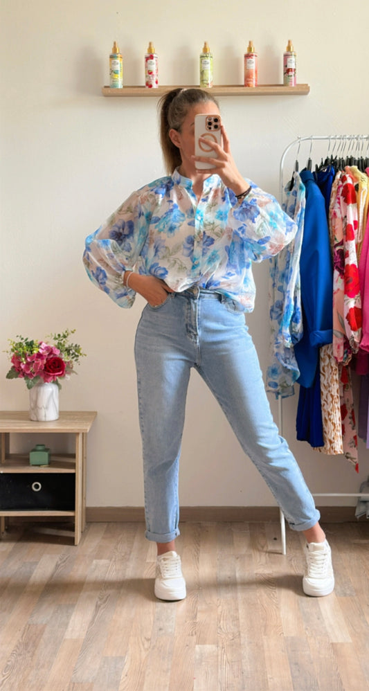 Blouse Natacha bleu
