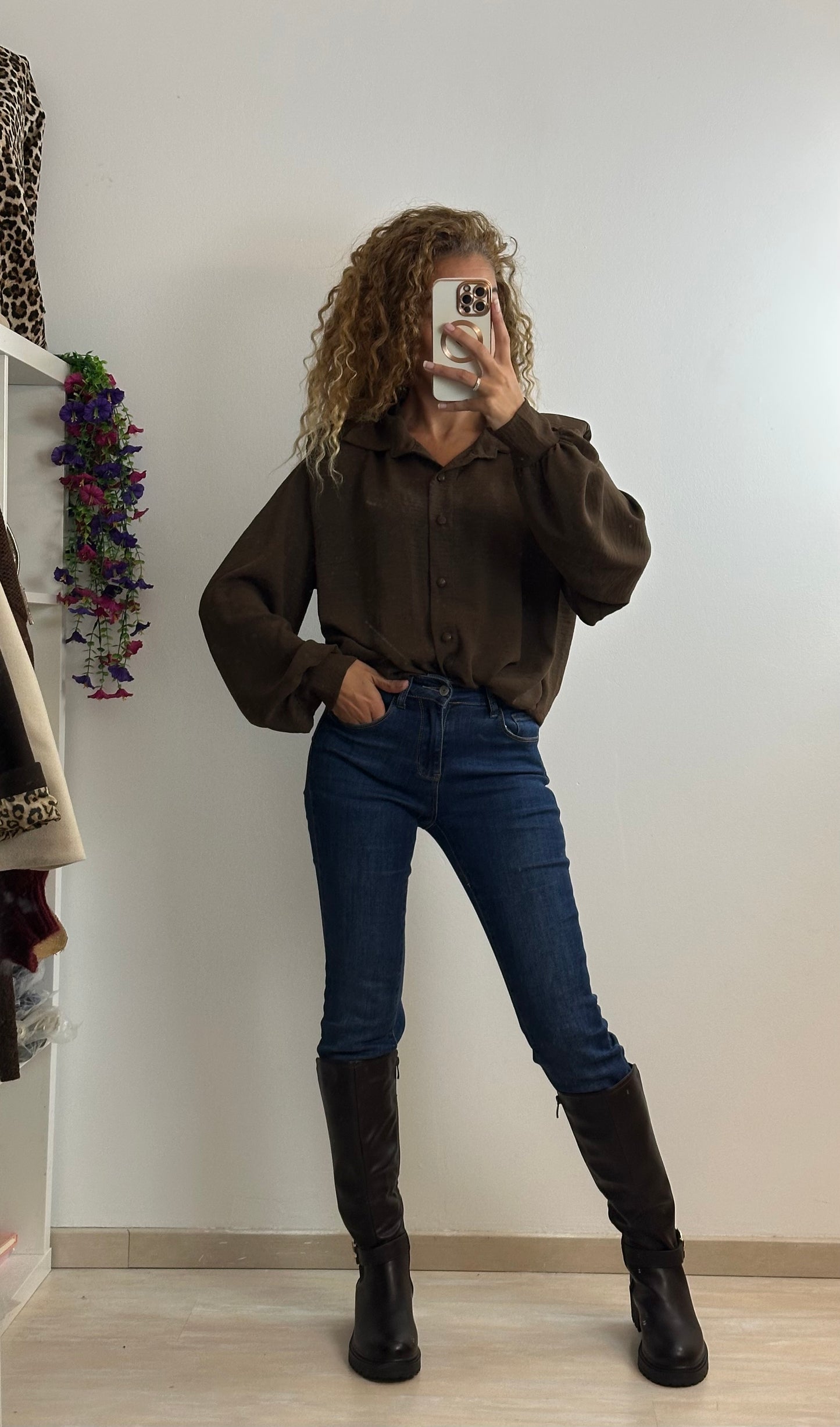 Chemise épaulettes Athena