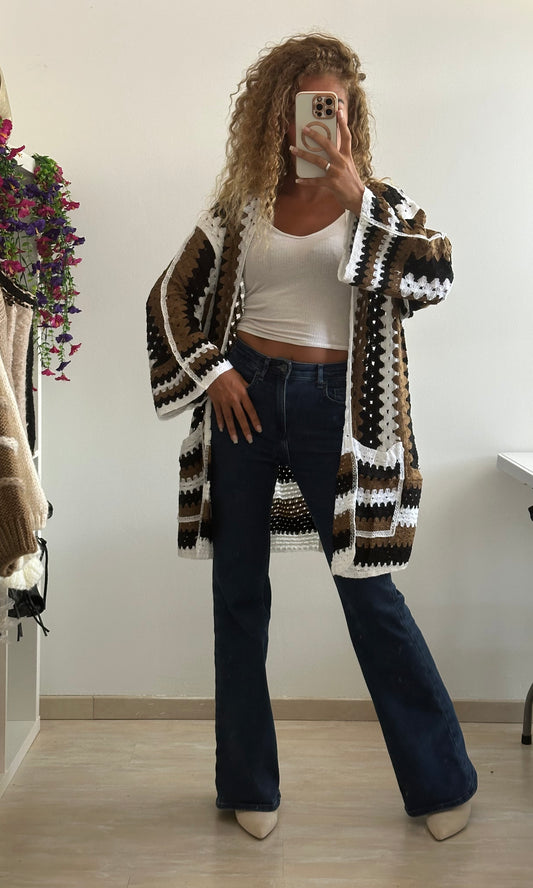 Gilet crochet Béatrice