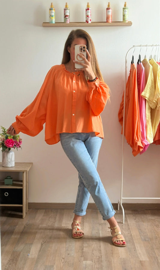 Blouse béa orange